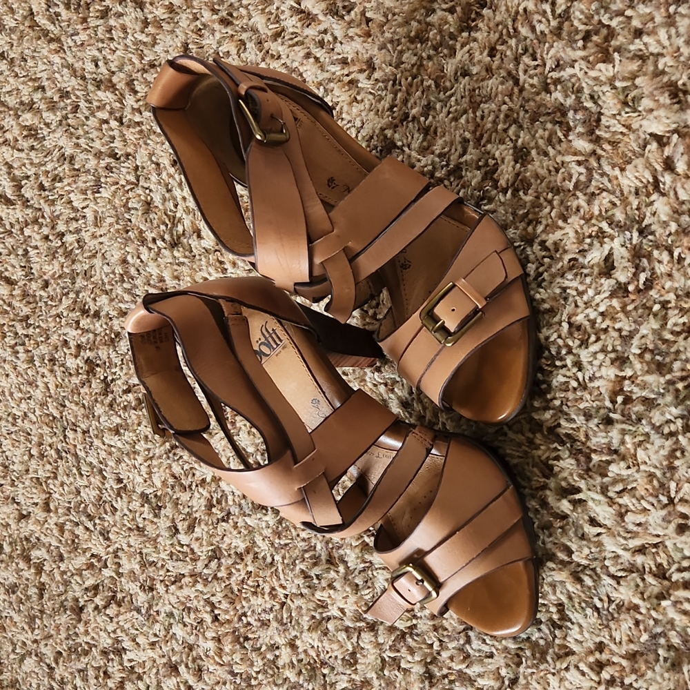 Gently worn strappy heels